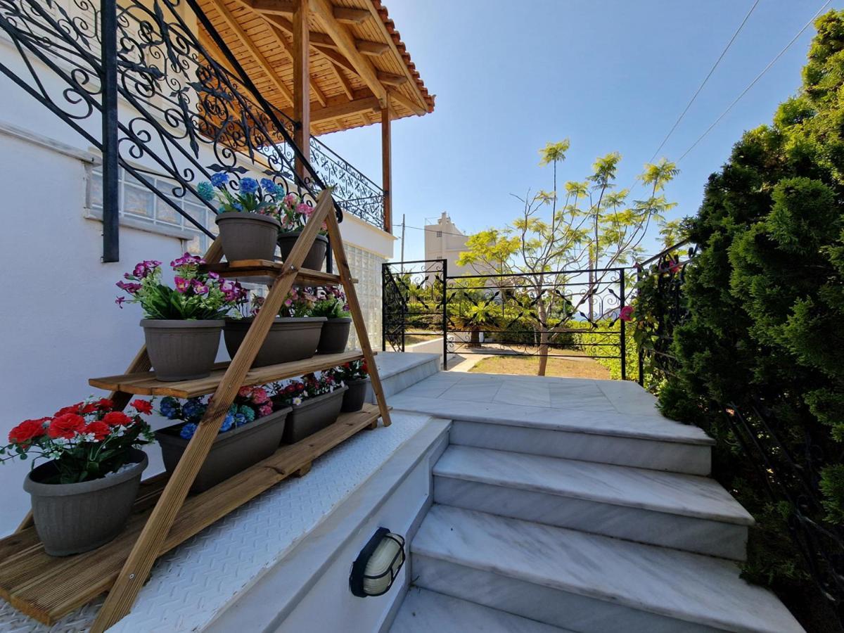 Villa Liana : Luxury Villa With Fantastic Sea View, Near Airport Porto Rafti Luaran gambar
