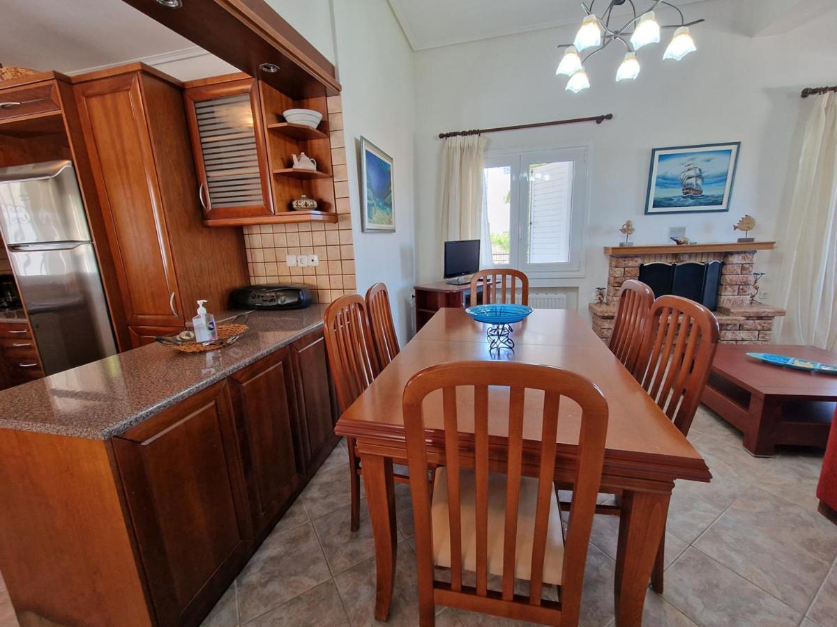 Villa Liana : Luxury Villa With Fantastic Sea View, Near Airport Porto Rafti Luaran gambar