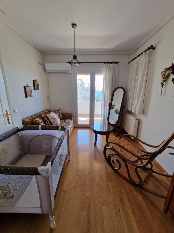 Villa Liana : Luxury Villa With Fantastic Sea View, Near Airport Porto Rafti Luaran gambar