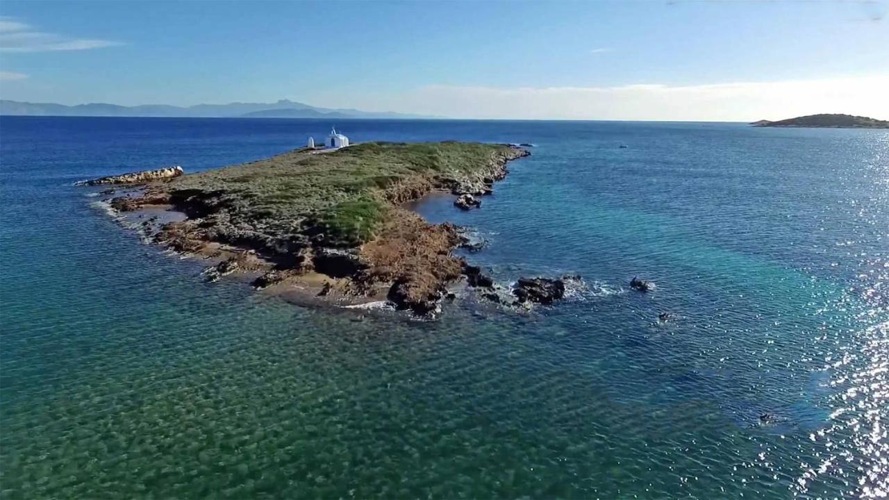 Villa Liana : Luxury Villa With Fantastic Sea View, Near Airport Porto Rafti Luaran gambar