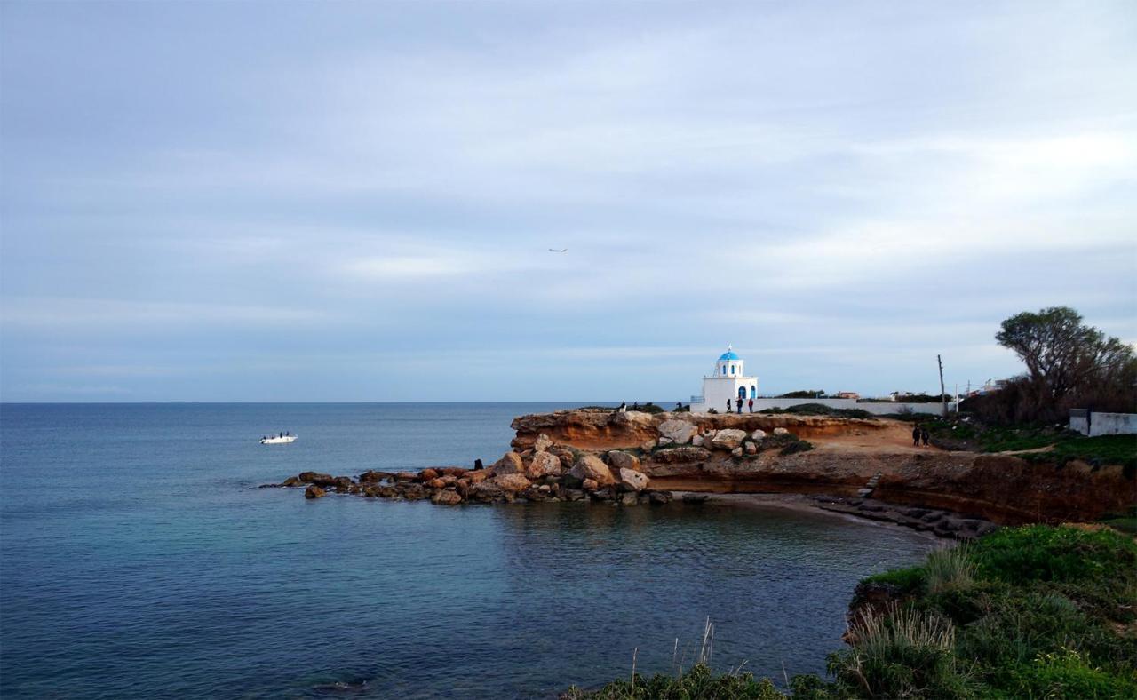 Villa Liana : Luxury Villa With Fantastic Sea View, Near Airport Porto Rafti Luaran gambar