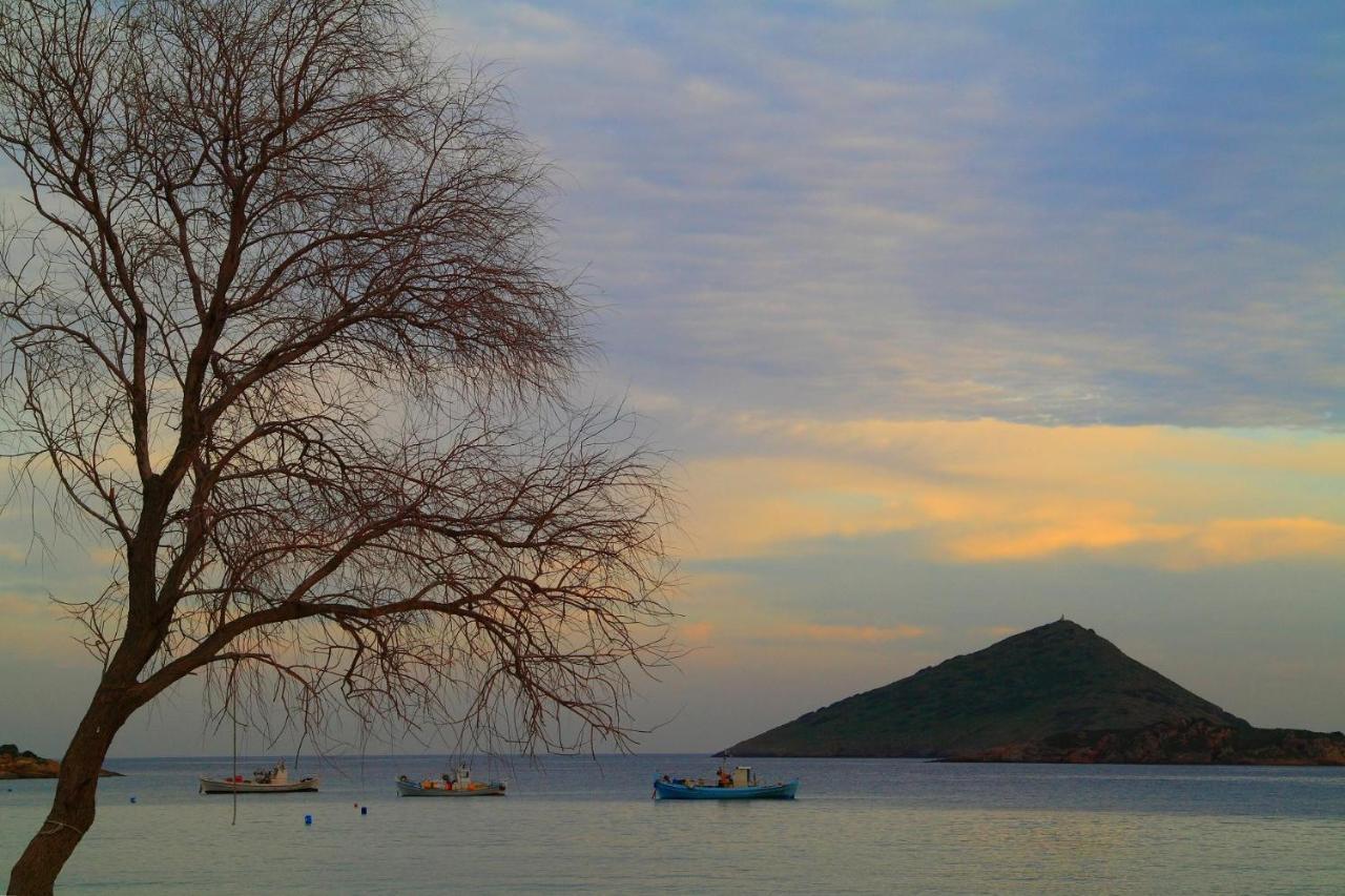 Villa Liana : Luxury Villa With Fantastic Sea View, Near Airport Porto Rafti Luaran gambar